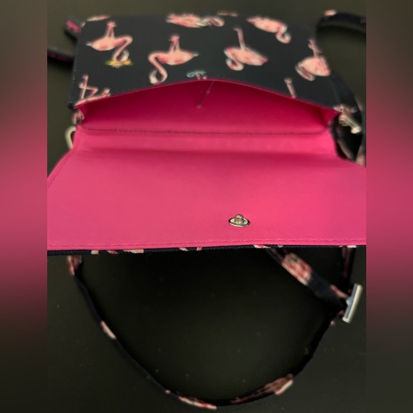 Vera Bradley Flamingo Print RIFD 3 in 1 - Crossbody Bag - Picture 2 of 4